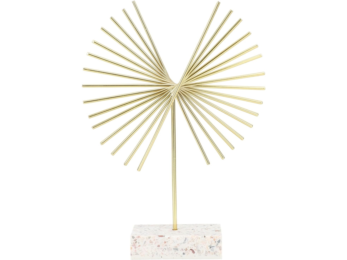 Estatua De Águila De Metal Moderna De Líneas Abstractas