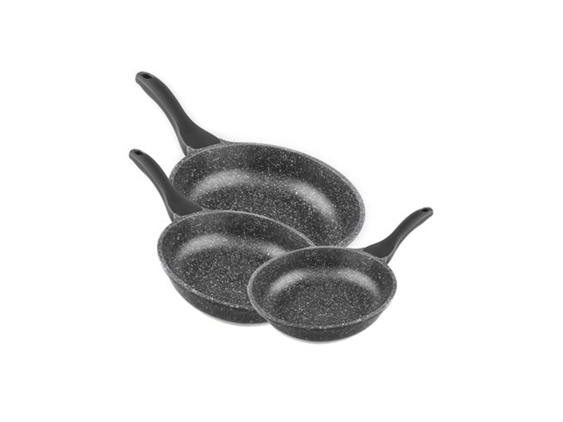 Set Sartén Inducción Piedra Supreme 3 Piezas