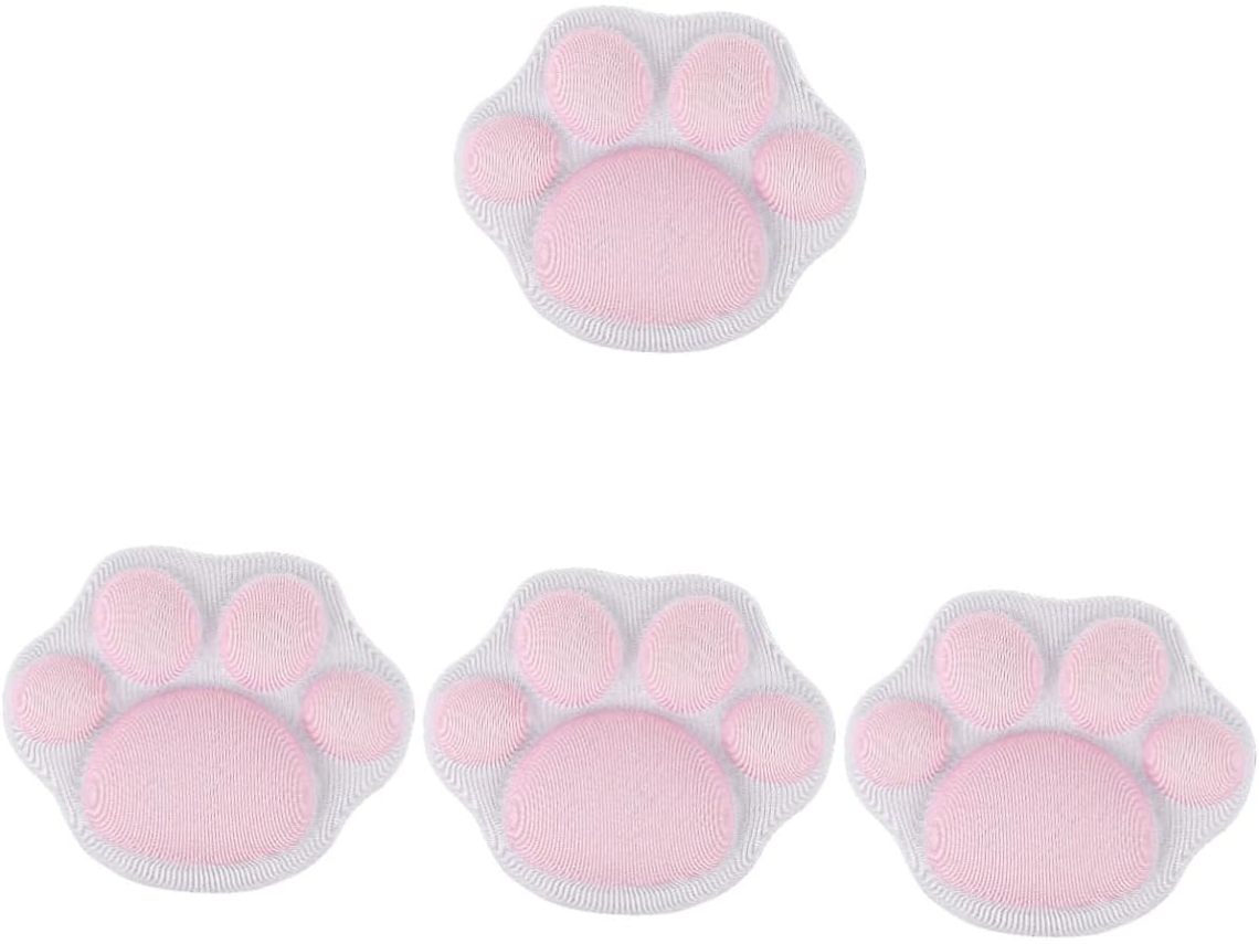 Reposamuñecas para ratón con forma de gato, fabricado en silicona suave y cómoda, ideal para uso de Gokoco.