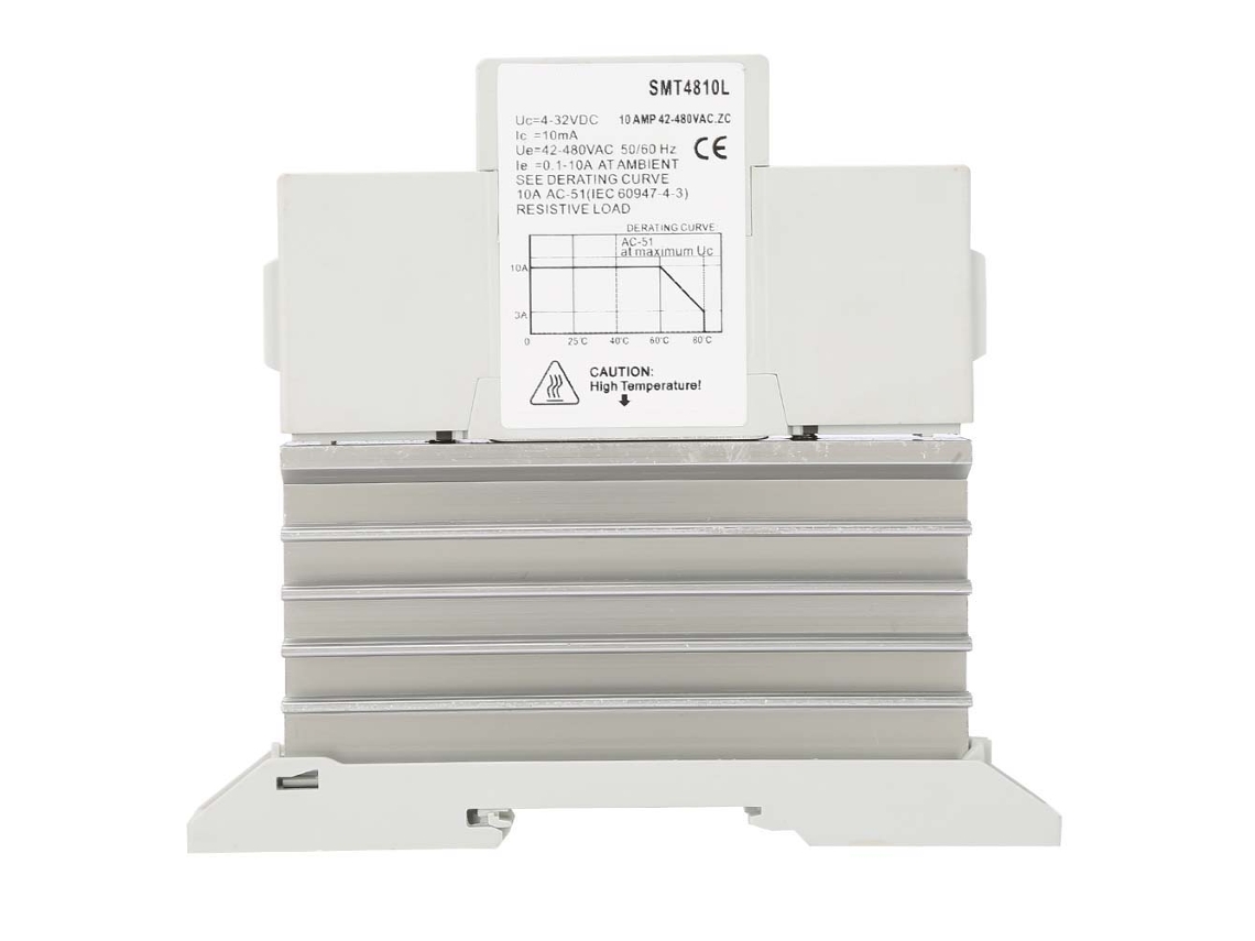 Módulo De Relé De Estado Sólido Ultra Delgado De Una Fase Smt4825l Con Base (smt4810l)