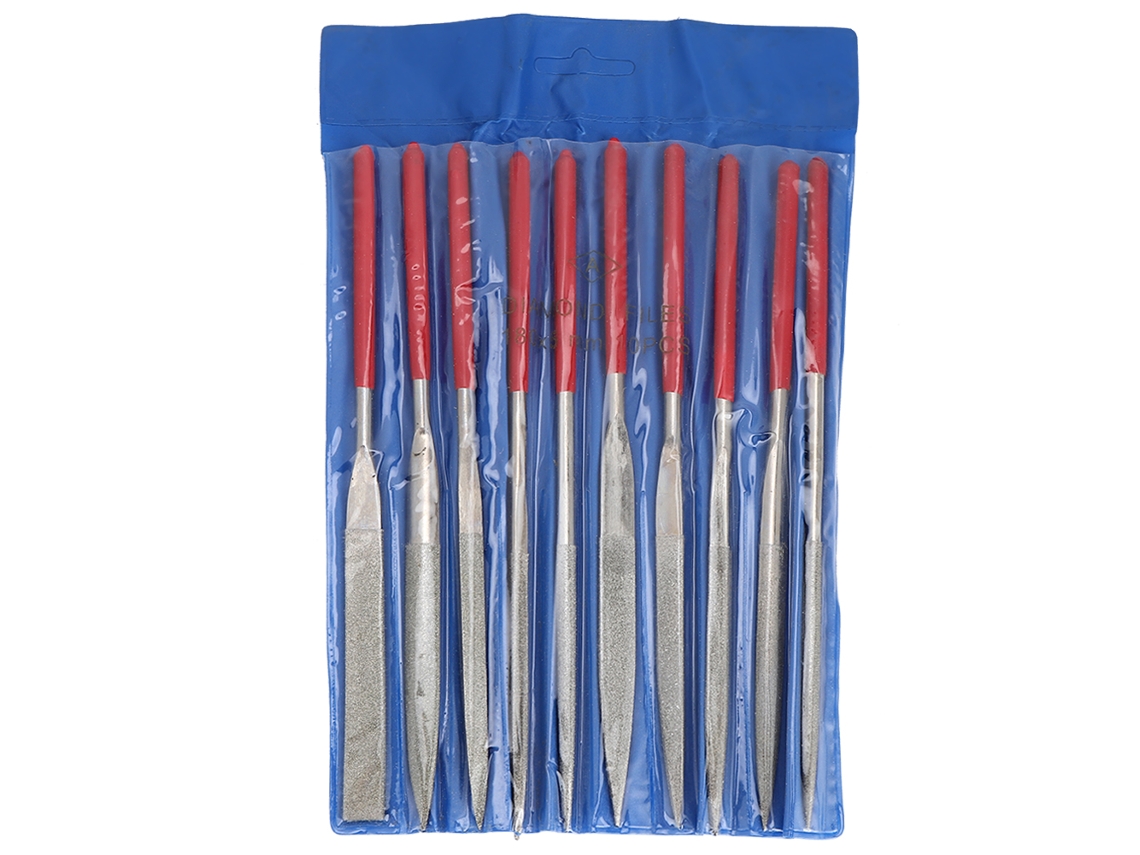 Kit De 10 Almohadillas De Lijado Electrogalvanizadas Para Herramientas Manuales Para Madera, Metal, Vidrio Y Cerámica (5 X 180 Mm).