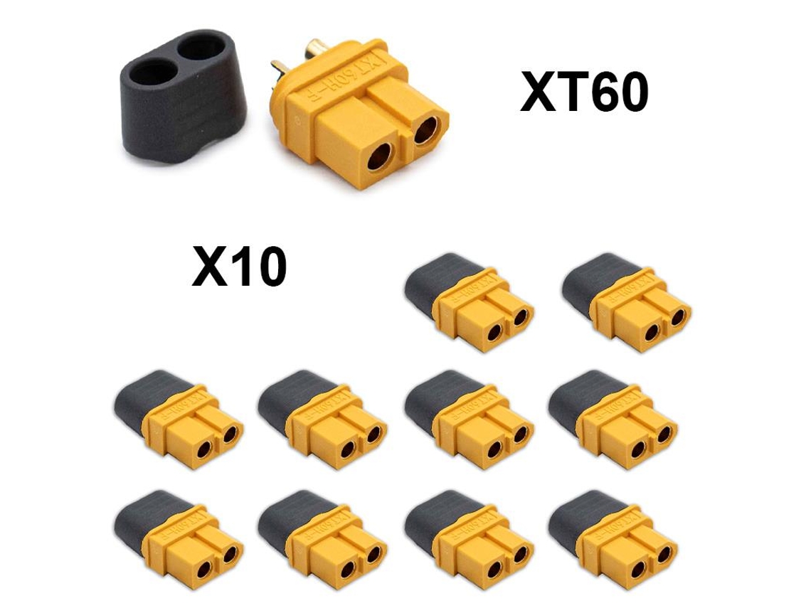 Conector Amass Xt60 - 10pcs