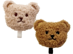 Juego De 2 Ganchos Adhesivos De Pared Con Forma De Oso Para Colgar Llaves, Toallas, Bolsos