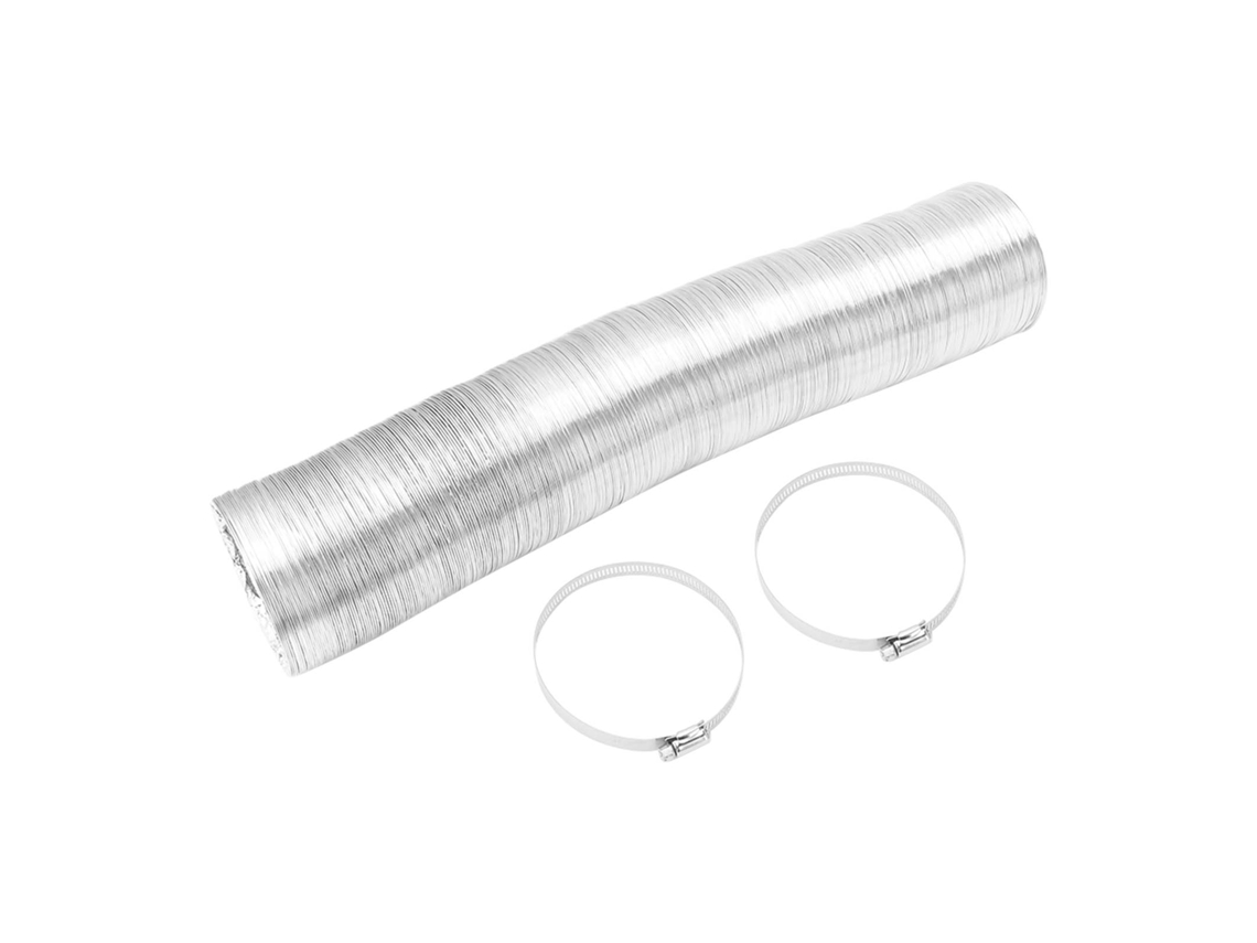 Conducto De Ventilación Flexible De 4 Pulgadas, 4 Capas, Lámina De Aluminio, 10 M