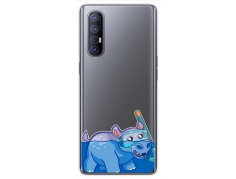 Carcasa Oppo Find X2 Neo TUMUNDOSMARTPHONE Dibujos Transparente