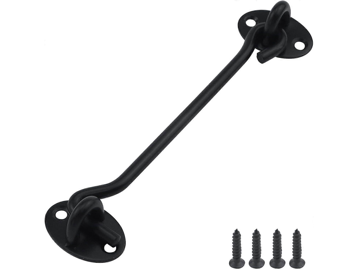 Perno de ojo de gancho de acero inoxidable de 6 pulgadas de espesor para puerta de cabina/ventana corrediza Hjkjyx