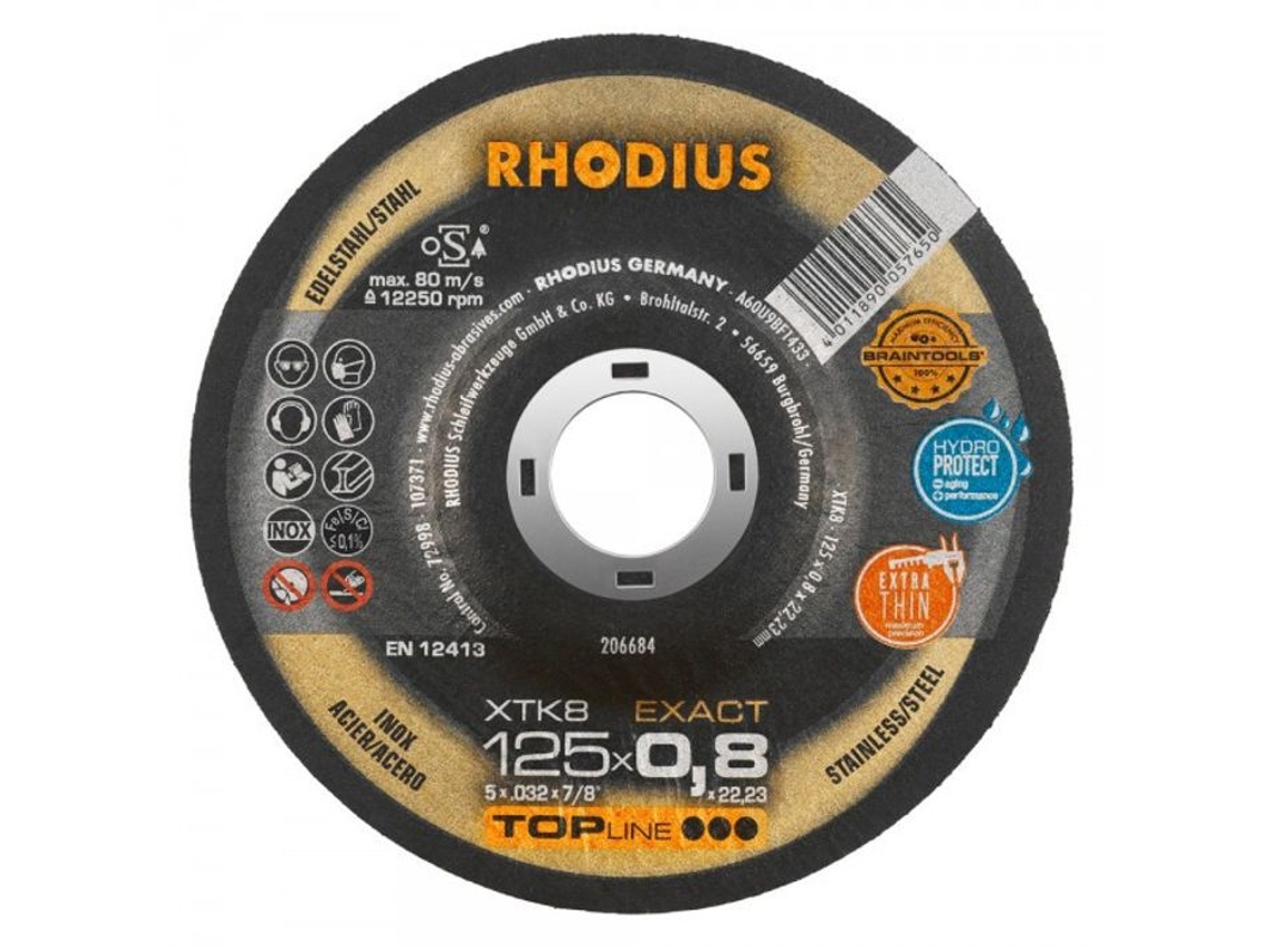 Disco De Corte 125 mm Rhodius Xt8