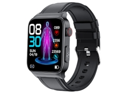 Reloj inteligente con Bluetooth y monitor de actividad física, monitor de ritmo cardíaco y oxígeno en sangre, resistente al agua. Bestvite