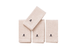 Juego de 4 Servilletas SCALPERS Home Lino y Poliéster (40x40cm - Beige)