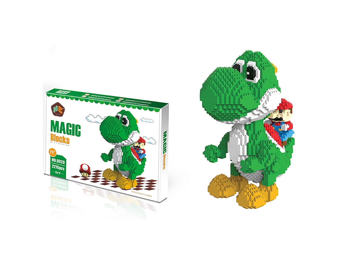 (estilo 3) Bloques De Construcción De Yoshi En Miniatura, Modelo De Ensamblaje Diy, Juguete Educativo, Juego Para Aliviar El Estrés