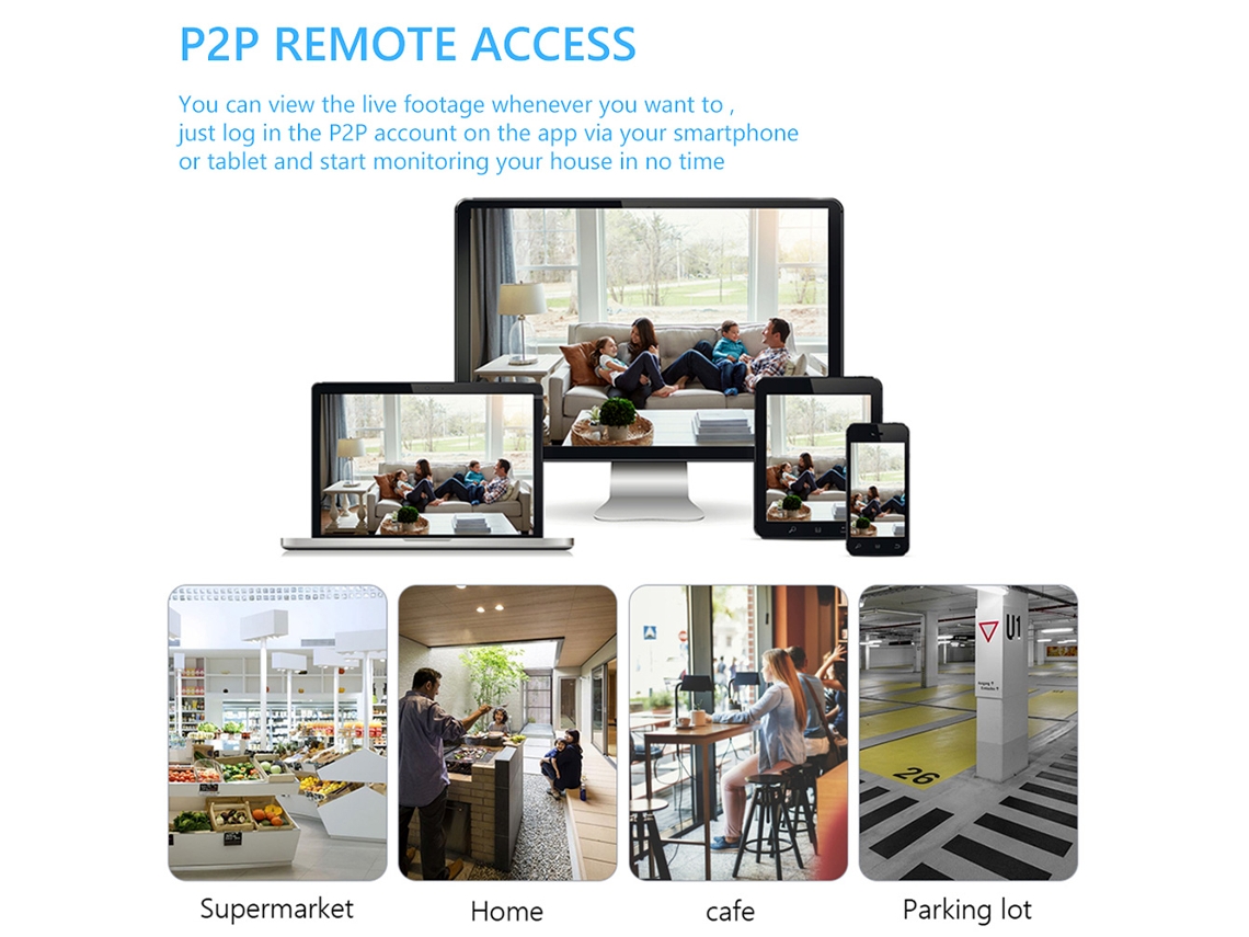 Câmara De Segurança Ptz Wifi Exterior 1080p 2mp Inalámbrica