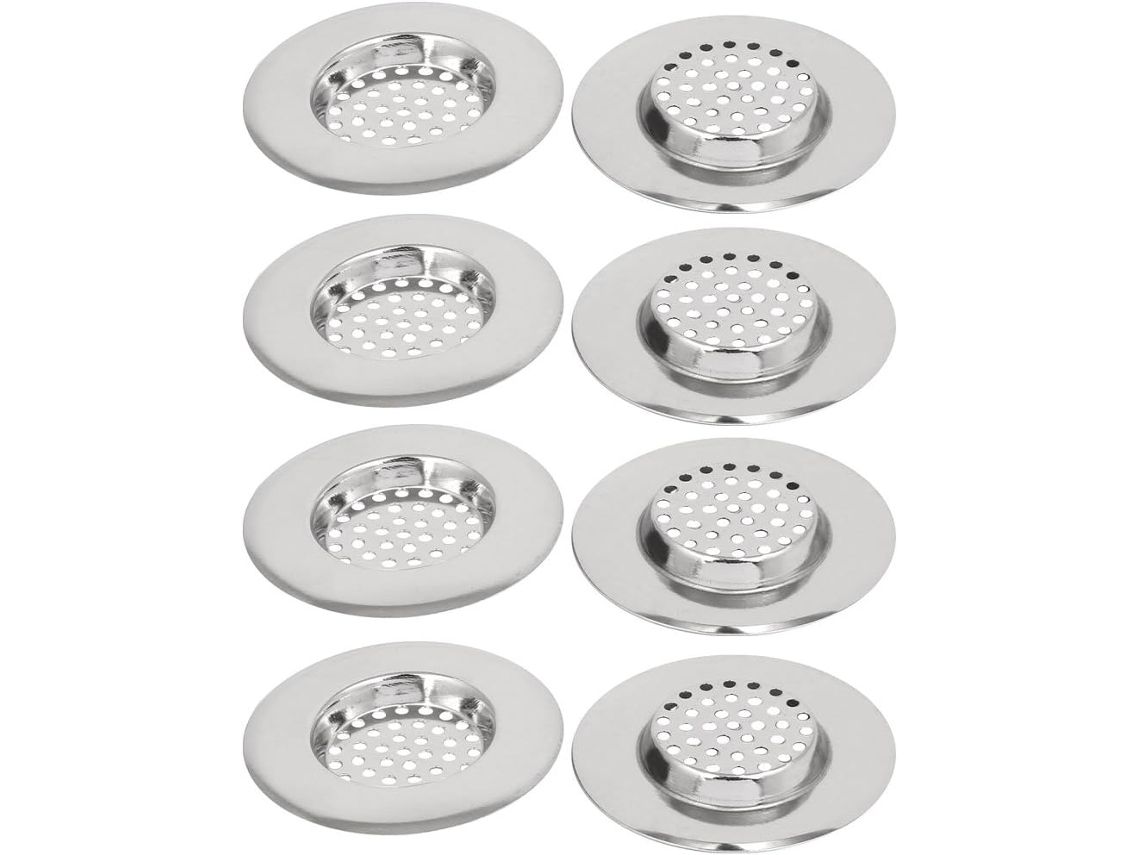 Filtro De Desagüe De Fregadero De Acero Inoxidable Con Borde Ancho Para Baño Y Cocina.