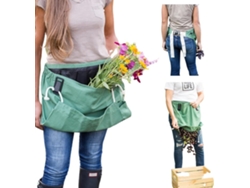 Camisa de Algodão Ajustável, Ergonômica, Impermeável e Lavável, Avental de Jardinagem com Bolsos e Bolsa para a Colheita. ZYBLSSBB