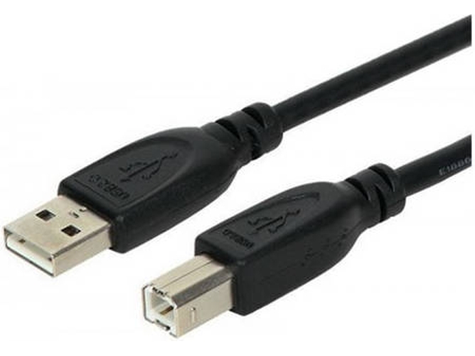 Cable USB 3GO USB A/USB B 3 m Macho/Macho Negro