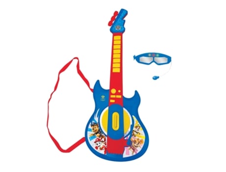 Instrumento Musical LEXIBOOK Paw Patrol Gafas Luminosas de Guitarra Electrónica con Micrófono (Edad Mínima Recomendada: 3 años)