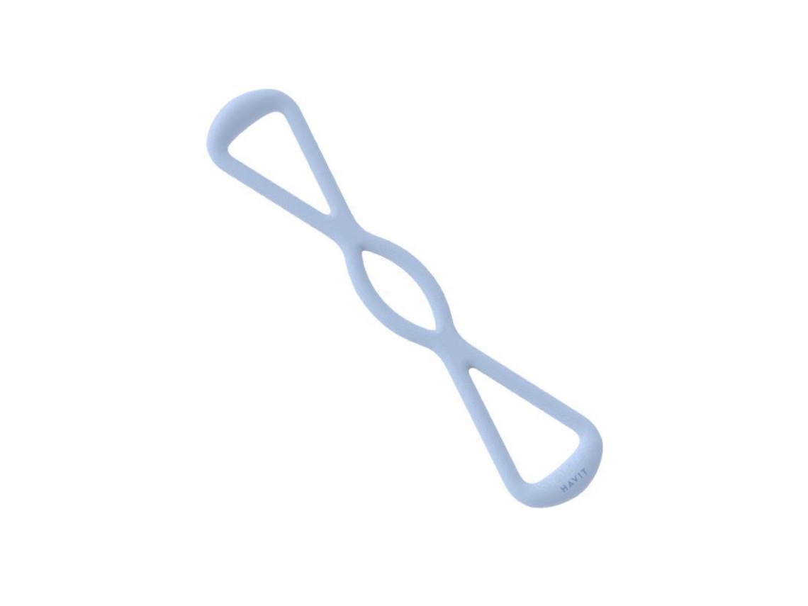 Banda Traccion Fitness Fe100 Tpr Espesor 12Mm Azul HAVIT