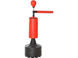 Punching Ball HOMCOM 360 ° (Rojo - 88x48x155-205cm)