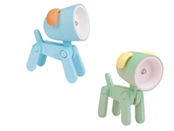 Luz de noche para perros pequeños, luz de noche portátil, ajustable, ideal para aprender a dormir. Accesorios Vledary.
