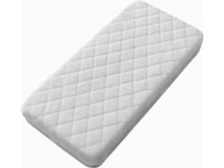 Protector de Colchón para Cuna INTERBABY Blanco (85 x 55 cm)