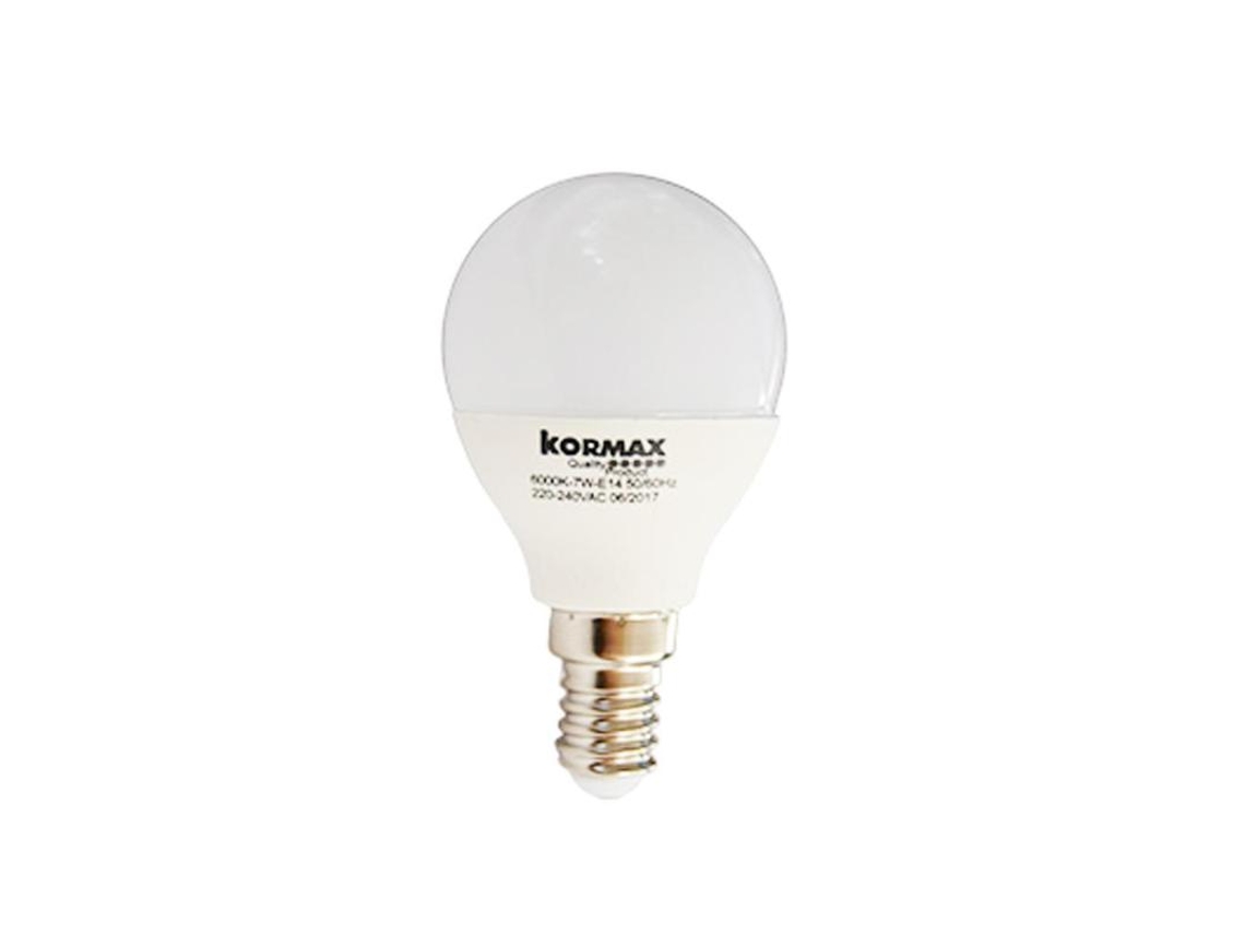 Lamparas led g45 7w e14 luz fria esferica pack 5
