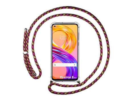 Carcasa Realme 8 4G / 8 Pro TUMUNDOSMARTPHONE Colgante Rosa