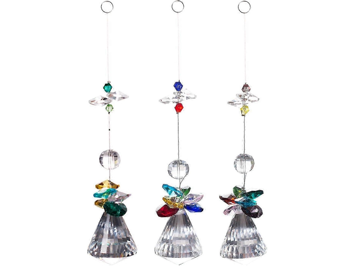 Colgante atrapasol de prisma arcoíris para decoración de ventanas del hogar y el jardín