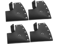 Estuche De Cuero De 4 Piezas Para Hacha: Accesorio Práctico Para Todas Las Actividades.
