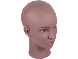 Peluca Tête De Mannequin Entraînement Pour Coiffure Avec Visage Présentoir Pelucas Et Chapeaux
