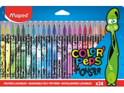 Caixa 24 Feltros Color Peps Monstruos