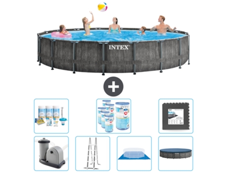 Piscina Tubular INTEX 26744GN-CB43 (24311 L - 549x122cm)