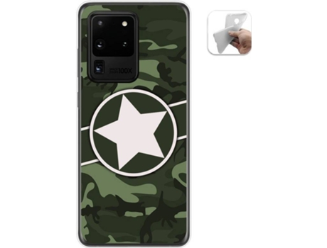 Carcasa Samsung Galaxy S20 Ultra TUMUNDOSMARTPHONE Camuflaje 01 Multicolor