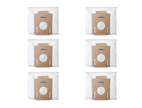 6 peças para ecovacs deebot ozmo t8/t9/t9max robô saco de peças