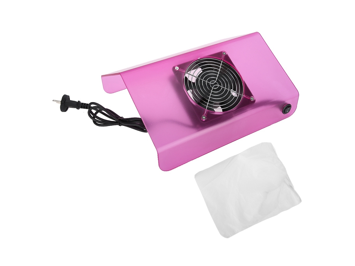 Aspiradora de un solo ventilador para extracción de polvo de uñas de 18 W para salones de manicura.