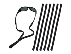 Correa Negra Para Gafas, Paquete De 6 Unidades Para Deportes Y Uso Diario, Apta Para Hombres Y Mujeres, Ligera Y Cómoda.