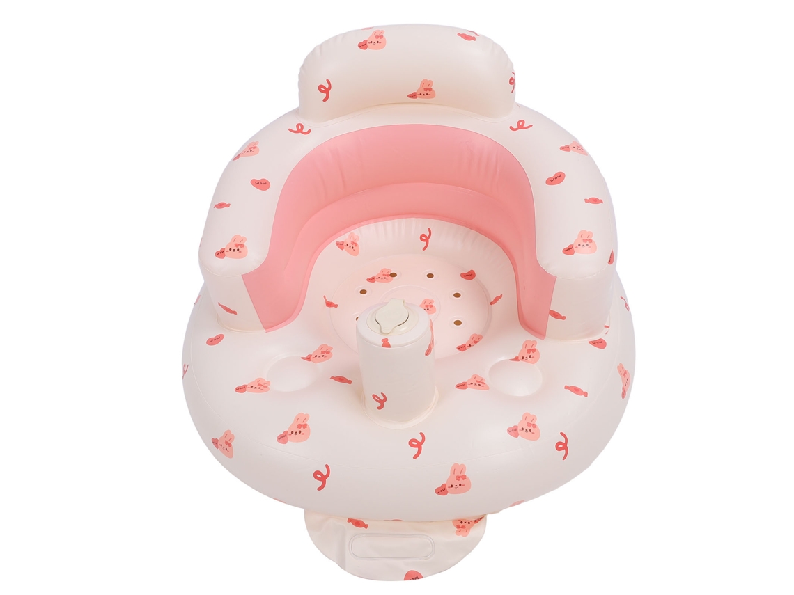 Umbral abatible para bebés, umbral abatible portátil para niños pequeños, asiento de apoyo inflable para bebés y niños.