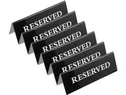 Besportble Juego De Cada Tarjeta De Reserva Evita Que Se Vuelque Y Los Comedores De Hotel O Restaurantes Co...