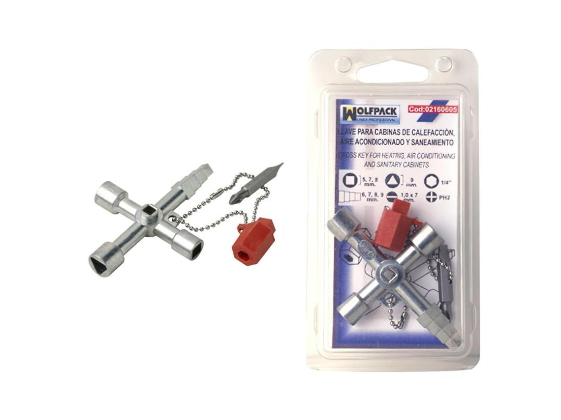 Soporte Para Madera Anilla Bicromatado Ø 6 mm WOLFPACK LINEA PROFESIONAL