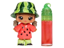 Yummiland - Muñeca de 1 4 pulgadas y brillo labial con purpurina para crear - Maya - Sabor pastel - A partir de 4 años