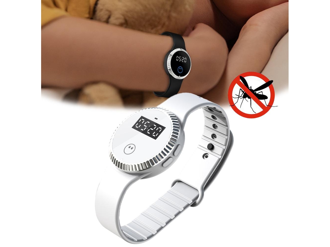 Pulsera Repelente De Mosquitos Ultrasónica (reloj Inteligente Repelente De Mosquitos Para Niños)