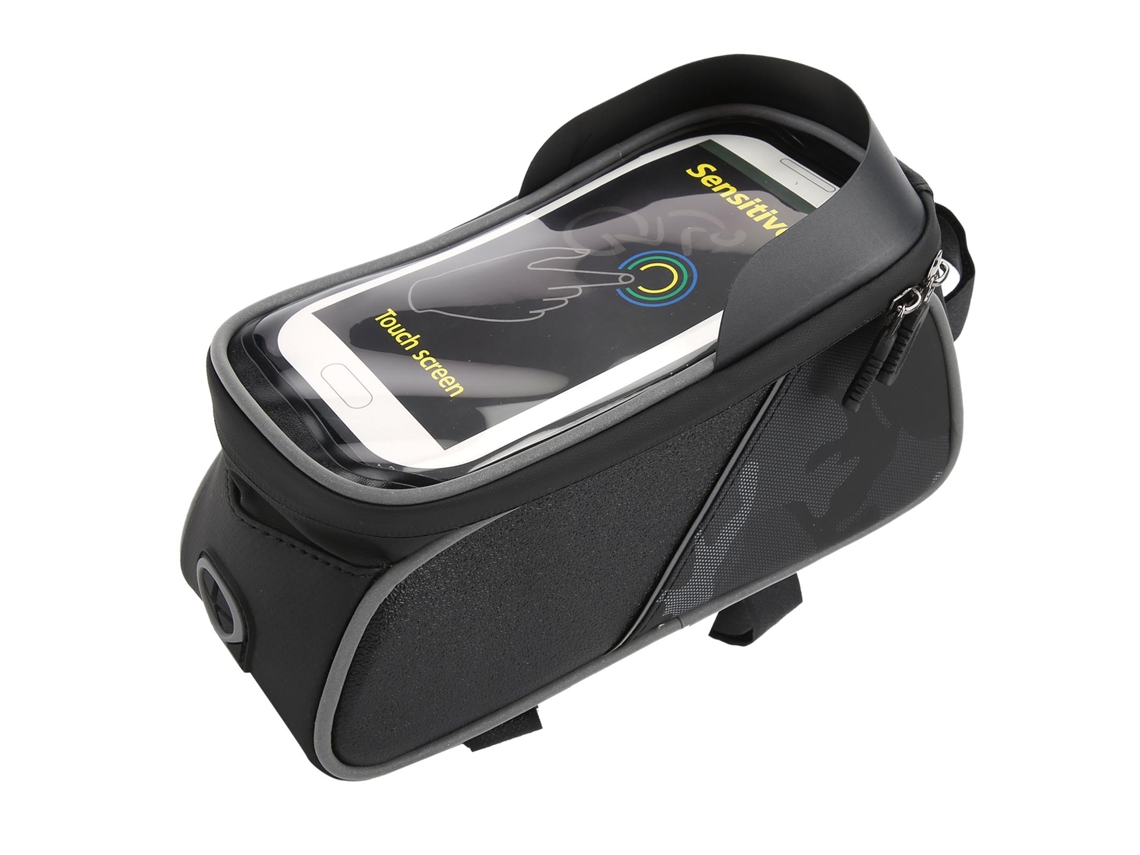 Bolsa Impermeable Para Cámara De Bicicleta Con Soporte Frontal Y Pantalla Tpu Sensible Para Teléfonos Móviles De Hasta 6,5 Pulgadas.