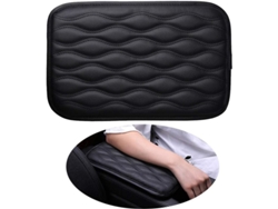 Protector De Reposabrazos Para Consola Central De Coche, Color Negro, Universal Para Vehículos, Suv, Camiones Y Coches, Fabricado En Cuero Sintético Pu.