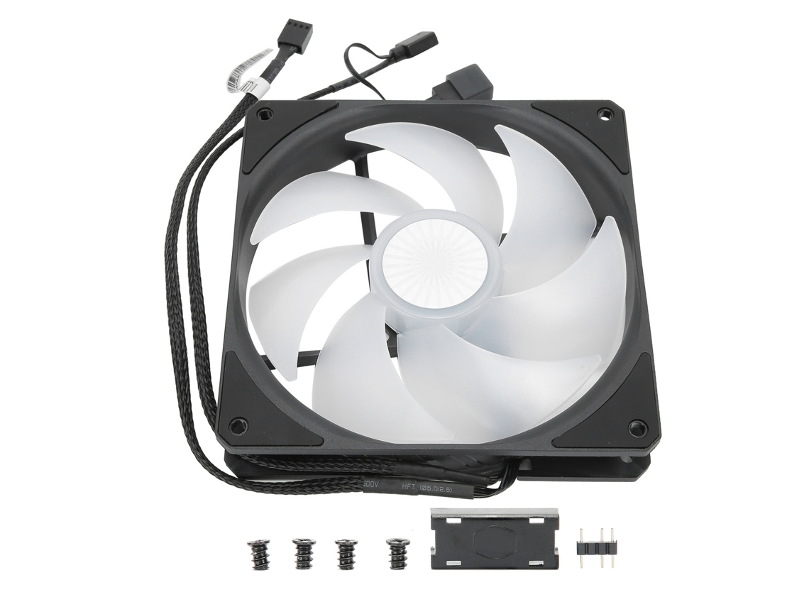 Ventilador De Refrigeración Case Fan 140 Argb 4pin Pwm, Ventilador De Chasis De Computadora De 14 Cm
