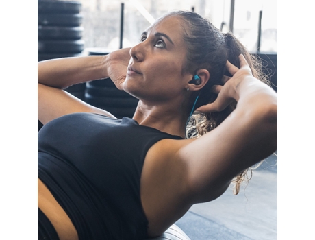 Auriculares inalámbricos Jlab Fit Sport 3 con gancho para la oreja en el interior para escuchar la banda para el Cuello Deportes Microusb Bluetooth...