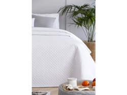 Colcha Boutí Microfibra 4 Estaciones Cama 140/150/160- 250X260cm Rombos Blanco TODOCAMA
