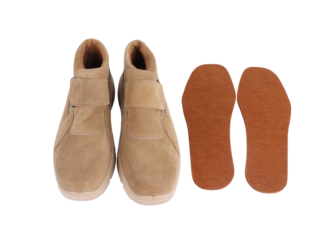 Sapatos De Segurança Masculinos Resistentes A Fogo E Calor Para Trabalho Soldador 41 Khaki 05