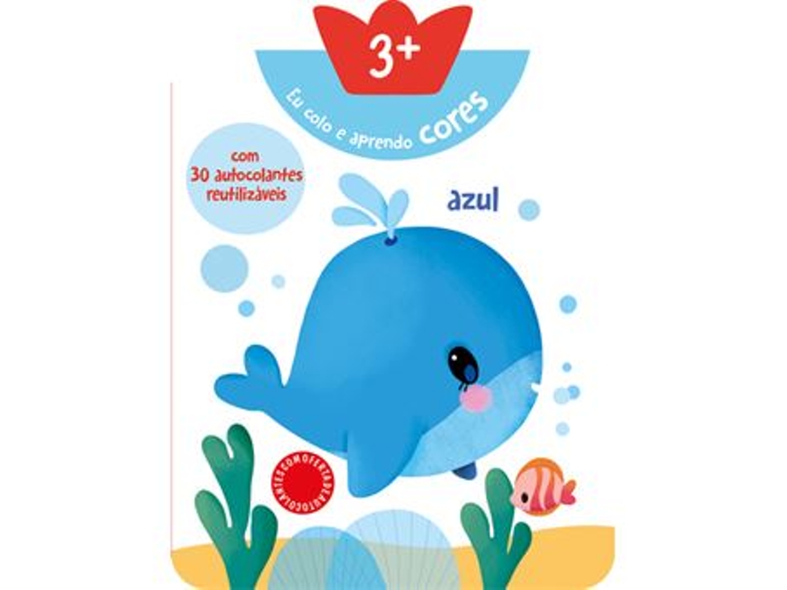 Libro Cores +3 - Baleia de Yoyo Studios (Portugués)