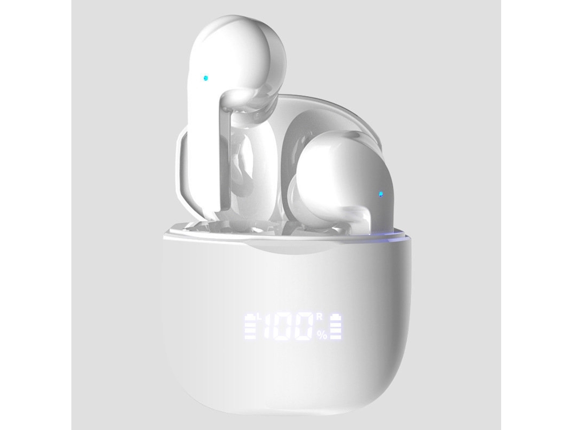 Auriculares Bluetooth inalámbricos verdaderos A31201Ej2 Micrófono interno blanco VEANXIN