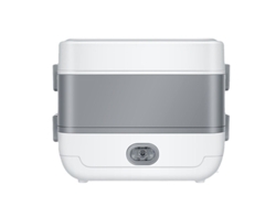 Caja Comida Electrica 250w 2000ml Acero Inox, Doble Capa 4 Recipientes, Ue