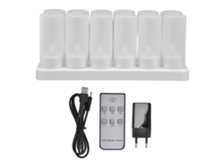 2026-velas Led Sin Llama Reutilizables Luz Simulada Para Fiestas Bodas Navidad Enchufe Eu 100‑240v