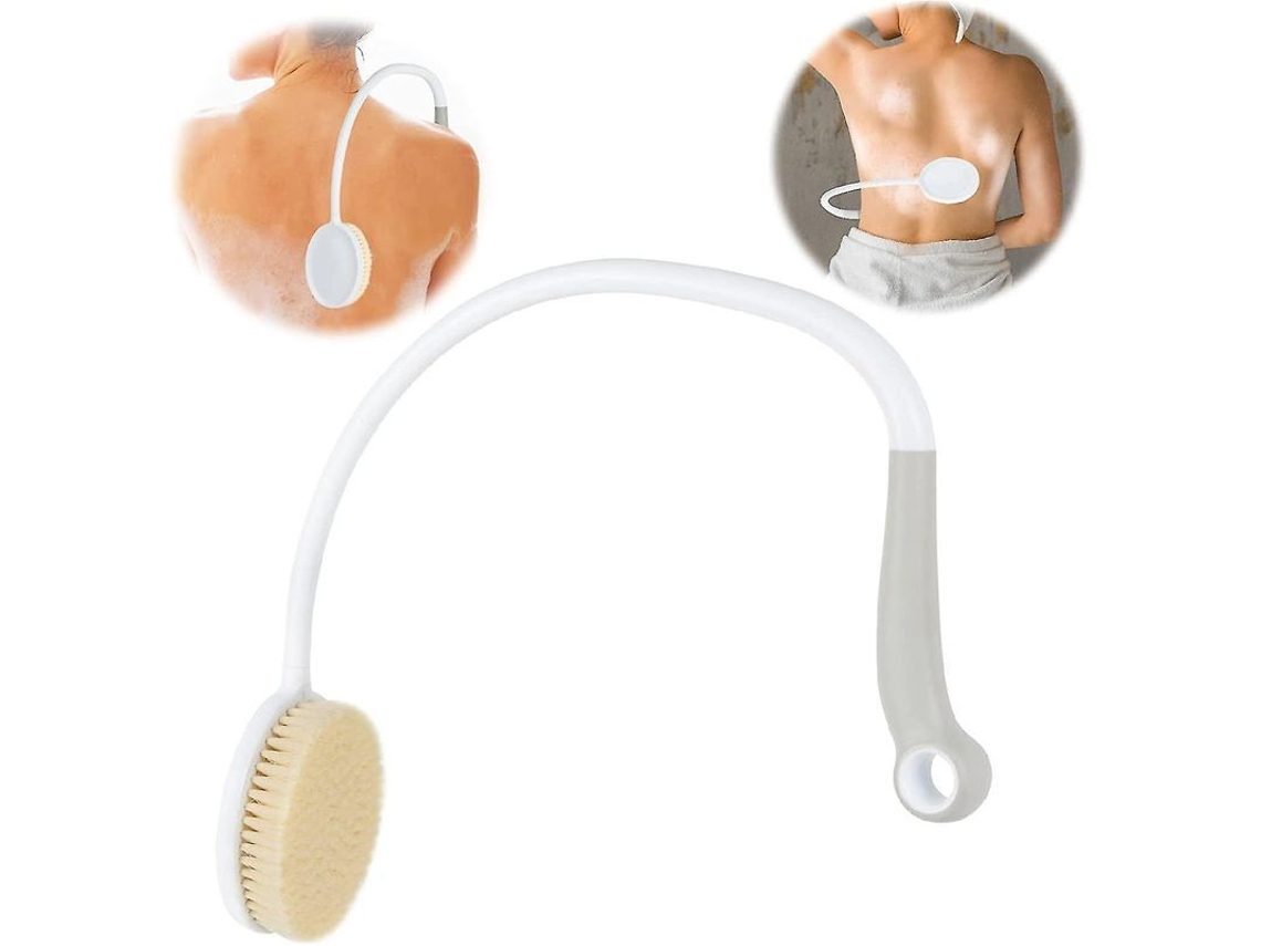 Cepillo De Baño De Espalda Con Mango Largo En Forma De U, Ideal Para Personas Mayores Y Personas Con Movilidad Reducida.
